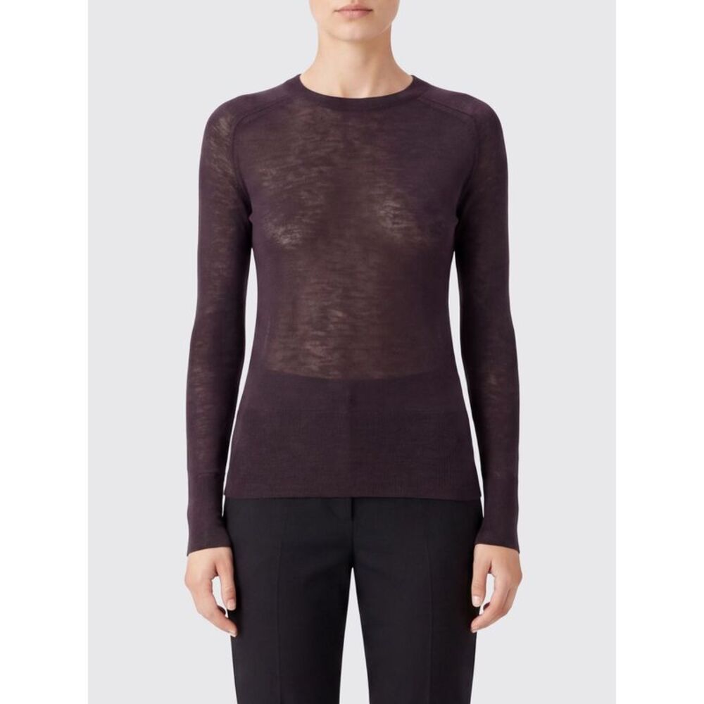 Joseph Women Sheer Slim Fit Crewneck Jumper Joseph In Cashmere With Ribbed Edges